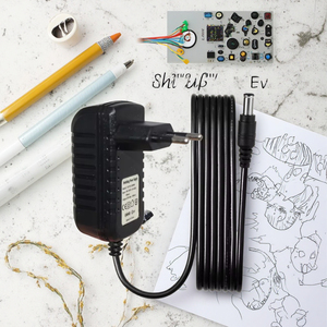 55mm Barrel Plug Dc 12V 2A Power <strong>Adapter</strong> for LED Strip Light ABS Material <strong>Input</strong> 100-240V Ac 50-60Hz <strong>Output</strong> 5V 9V 24W - Product Image 1