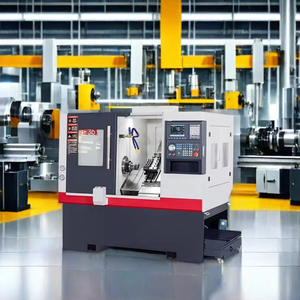 Sistema de Control Digital Siemens Torno CNC 380V Centro de torneado automático para trabajo pesado Cama plana de un solo usuario Twin para piezas grandes - Product Image 1
