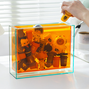 Caja de almacenamiento acrílica, contenedor apilable de plástico acrílico transparente, contenedor de alimentos - Product Image 1