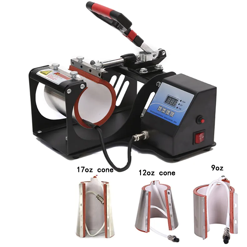 4 In 1 Digital Mug Heat Press Machine Coffee Heat Transfer Machine Multi-function Sublimation Heat Printing Machine