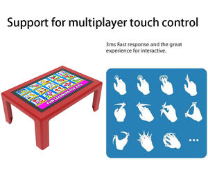 Tavolo Interattivo Smart Moderno da 43 Pollici per Bambini Tavolino Rotondo con Ludo Schermo 4K Multi-<span class=keywords><strong>Touch</strong></span> Android e WiFi - Product Image 3