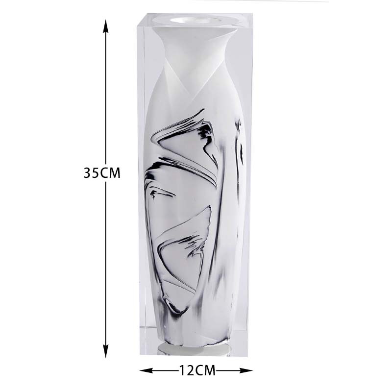 Black-flowered waist drum bottle, 9*9*10cm