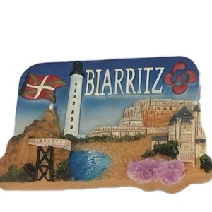 Biarritz Nam Châm Tủ Lạnh 3D Pháp Quà Tặng Lưu Niệm, Đồ Trang Trí Nhà & Nhà Bếp Thủ Công Bộ Sưu Tập Nam Châm Tủ Lạnh - Product Image 4