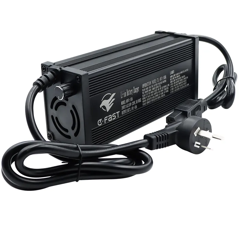 36V 48V 60V 72V 84V Li-ion LiPo 48V Lifepo4 bateria de lítio atual ajustar 1A-10A rápido Li-ion bateria carregador