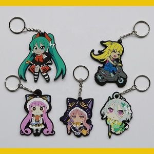 促销2D 3D聚氯乙烯橡胶钥匙扣定制自有标志魅力软聚氯乙烯钥匙扣带钥匙吊坠创意钥匙扣 - Product Image 4