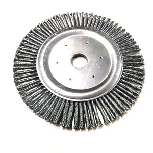 工業用ストリンガービーズノットワイヤーホイールブラシ<span class=keywords><strong>178mm</strong></span>