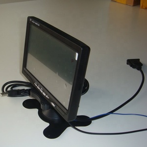 Monitor de pantalla táctil de 7 pulgadas, alta calidad, 600ips 1024 x, TFT, LCD, usb, vga, conector av con 4 cables, resistente al tacto - Product Image 2