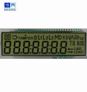 7 segmento Lcd HTN modalità di visualizzazione positiva transflettivo 8 cifre lunga durata di tempo di visualizzazione Display LCD - Product Image 2