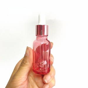 5ml 10ml 15ml 30ml 50ml 100mL Rosa aceite esencial vacío cara suero botellas cuentagotas de vidrio con cuentagotas de oro rosa - Product Image 2