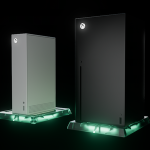 LEDライトスタンドミュージックマルチカラー垂直コンソールスタンドベース、XboxシリーズX/Sコンソール用IRリモート/APP/USBコントロール付き - Product Image 4