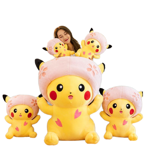 30pokemon pokemon sevimli Sakura sarı Pikachu Pika peluş oyuncak yumuşak dolması Pp pamuk çocuklar için Xmas doğum günü hediyesi çocuklar veya kız arkadaşı için - Product Image 1