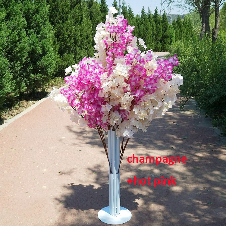 Rose vif + champagne
