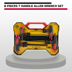 โรงงาน OEM SAE T Handle Allen ชุดประแจ, ยาว Allen Hex Key มาตรฐาน, 5/64 ถึง 3/8 นิ้ว. - Product Image 3