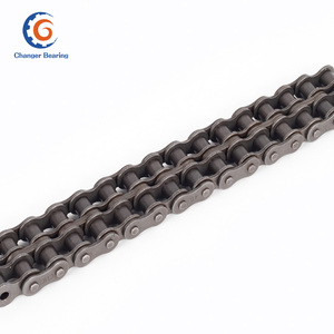 โซ่ลูกกลิ้งอุตสาหกรรมสำหรับสายพานลำเลียง08A10A 06C สำหรับลำเลียงสำหรับงานเกษตรกรรมที่มีความแม่นยำ12A