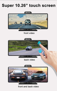 4G WIFI 4 + 64GB 2 caixa negra do carro do monitor ADAS do estacionamento dos canais 1080P 24H para conduzir a segurança