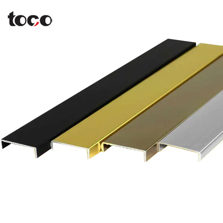 TOCO Channel Plastic Profile Pvc Trim For Table Plywood Molding Furniture Edge Banding Tape U Shaped