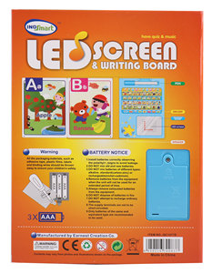 早教学习书学写孩子用Led绘图儿童益智玩具学汕头玩具 - Product Image 5