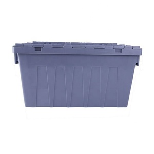 High Quality Foldable Solid Style PP Plastic Storage Boxes with Attached Lid Wholesale Foldable Plastic Crates for <strong>Logistics</strong> - Product Image 3