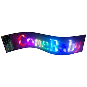 Pantalla de coche Ventana trasera LED Color RGB Señal móvil digital Desplazamiento Tablero de mensajes LED Póster digital para - Product Image 1