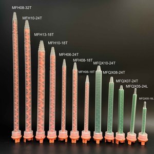 MFQX10-24 10:1 fabrika fiyat statik karıştırma vida ucu 24 eleman statik mikser için yapıştırıcı için kimyasal ve plastik - Product Image 5