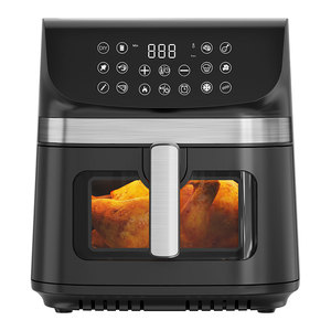 Friggitrice ad aria grande 9L 8L 7L 6L 5.5L 5L smart Air friggitrice digitale con 12 menu di cottura preimpostato friggitrice ad aria con finestra - Product Image 3