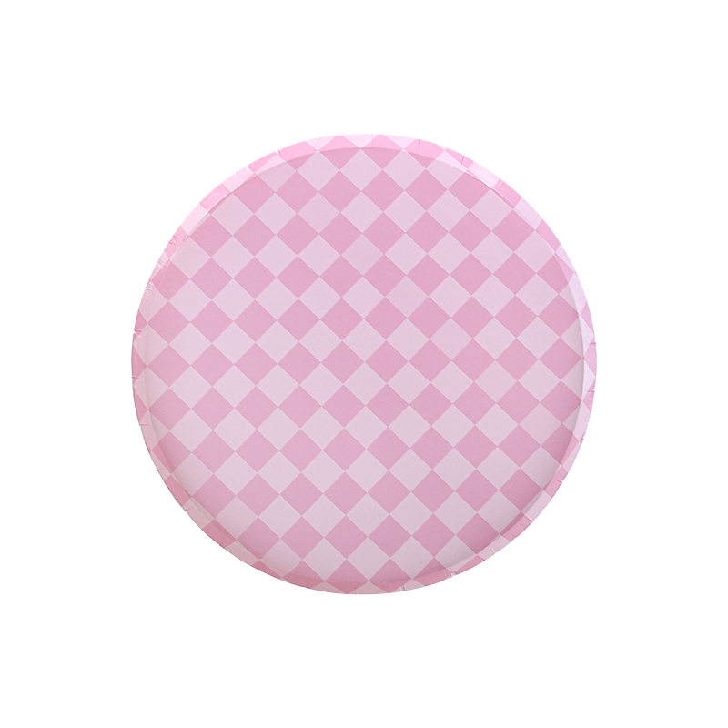 Rosa, 8 platos de 7 pulgadas