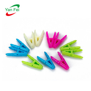 6CM 48PCS מעורב צבע פלסטיק בגדי יתדות בגדי תליית יתדות בגדי סיכות חדש קידום פלסטיק קליפים בגדי קליפ - Product Image 2