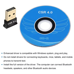 Senza fili Mini USB Bluetooth CSR 4.0 Dual Mode adattatore Dongle per Windows 10 8 7 Vista XP 32/64 Bit lampone Pi nero - Product Image 4
