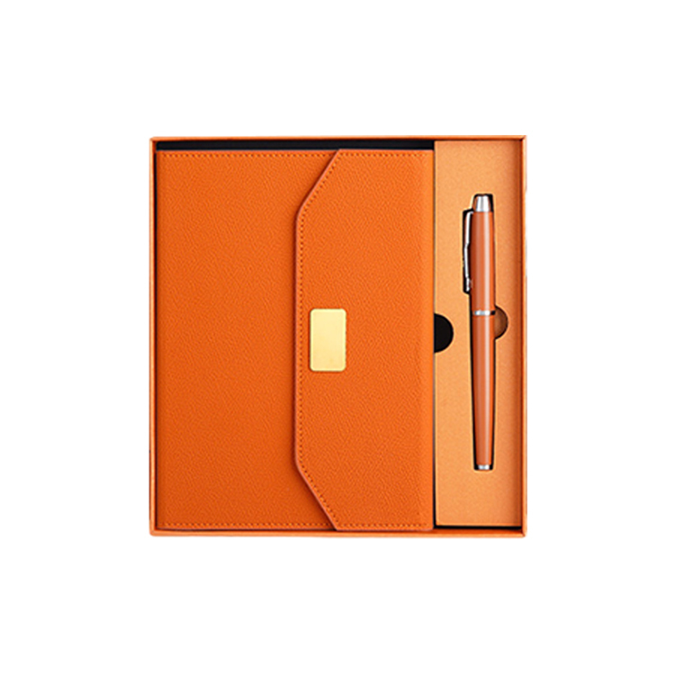 Orange (Cahier + Stylo)