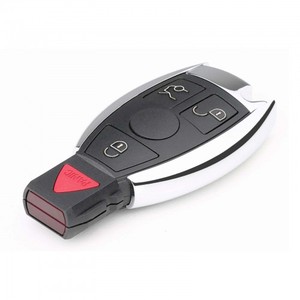 OEM สมาร์ทคีย์เชลล์4ปุ่มพร้อมพลาสติกสำหรับเมอร์เซเดสเบนซ์ประกอบกับ VDI เป็นกุญแจได้อย่างสมบูรณ์แบบ5ชิ้น/ล็อต