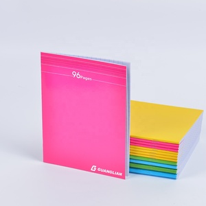 Taccuino di apprendimento francese di 96 pagine per l'educazione taccuino pinzato di alta qualità semplice di colore solido diretto in fabbrica - Product Image 1
