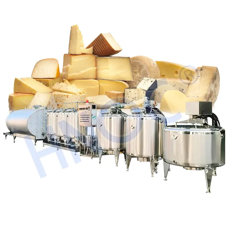 Linha de produção automática pequena escala mussarela creme laticínios processamento queijo fazendo máquina queijo mussarela