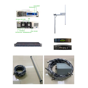 Trasmettitore FM 2KW Antenna dipolo FM 1-Bay divisore di potenza a 2 vie codificatore RDS processore Audio SPLITTER a 8 vie per stazione Radio