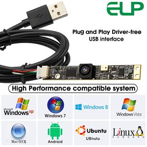ELP 8MP USB <strong>Camera</strong> Module Mini 62.3*9mm UVC USB2.0 Webcam Board IMX179 Industrial Lightburn <strong>Camera</strong> for <strong>Raspberry</strong> <strong>Pi</strong> Jetson Nano - Product Image 6