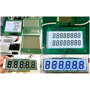 Blauer Hintergrund Hersteller OEM Digit Custom Segment Bildschirm LCD-Aufzug Digital Signage Display LCD-Modul