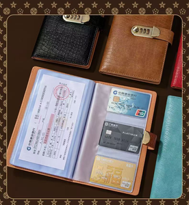 Vintage Leather Creative Student Diary Printed Password Notepad Ledger <strong>Notebook</strong> - Product Image 6