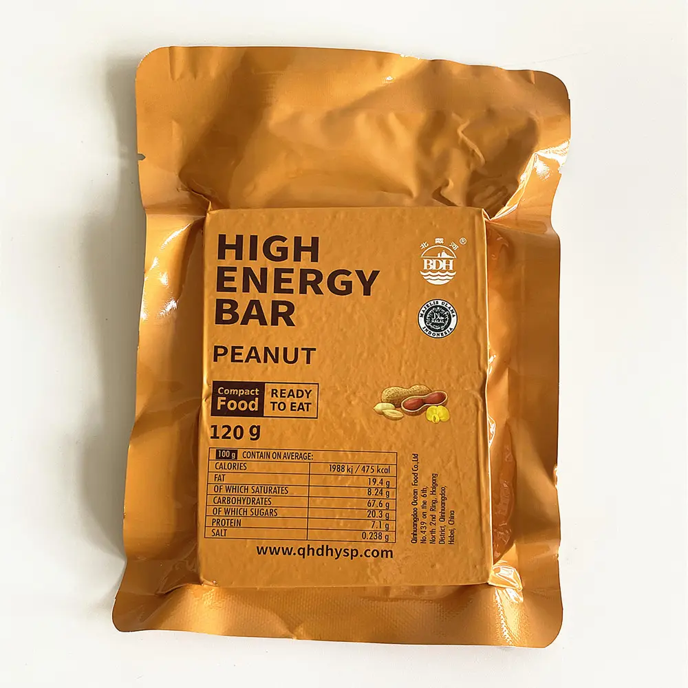 Yüksek beslenme enerji Bar fıstık sıkıştırılmış bisküvi gıda rasyon bisküvi