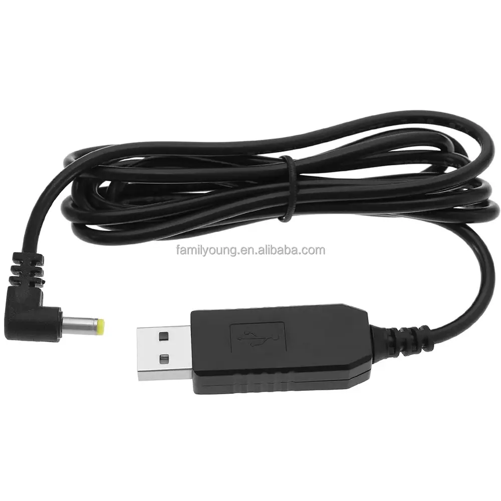 Câble de charge USB pour tensiomètre 6V DC4.0 * 1.7mm compatible avec le câble de chargeur USB classique Omron M2/ M2 Basic/ M2