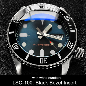 Sáng dốc gốm bezel chèn 38*30.6mm dốc bezel cho sxk007 009 011 Mod Đồng hồ đeo tay bộ phận" - Product Image 6