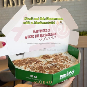 フードケータリングボックスDonerKebabパッケージビュッフェテイクアウト春巻きカスタムデザインミールフライパッキングボックスソースドリンク付き