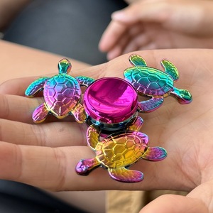 Nhà sản xuất bán buôn số lượng lớn vật liệu nhựa Tay Đồ chơi ngón tay tip Gyro rùa cầu vồng thần tài <span class=keywords><strong>spinner</strong></span> cho trẻ em - Product Image 2