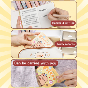 Capybara Mini Pocket A7 Notebook Bloc de notas portátil creativo para uso escolar Manual de alto valor de color - Product Image 4