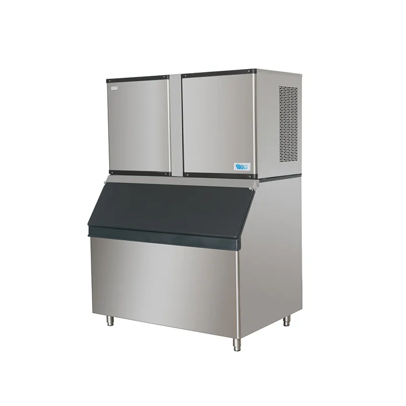 1500kg 24Hrs LZ-3300 OEM Worktable Grande Capacidade Comercial Ice Maker Cube Ice Machine