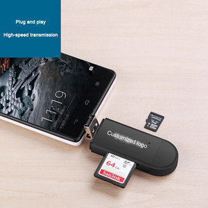 Lettore di schede OTG multifunzione: lettore di schede USB All-in-One tipo-C ad alta velocità per accessori TF e SD - Product Image 4