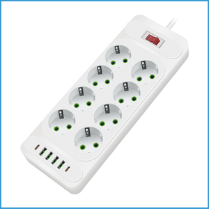 Enchufe estándar europeo multifuncional con USB - Product Image 2