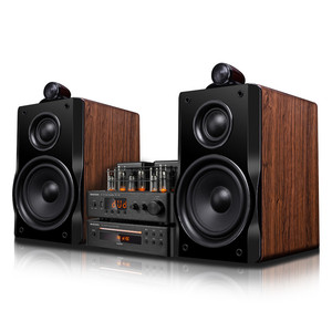 Vofull-Amplificador de tubo Digital de 6,5 pulgadas, estantería de altavoces HiFi de madera pasiva creativa de tres vías - Product Image 1
