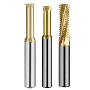 XCJ CNC karbür End Mill titanyum alaşım M1.0 - M24 tek 1 diş 3 diş tam iplik freze kesicisi - Product Image 2