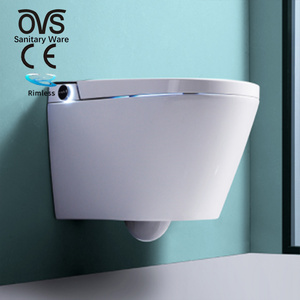 OVS CE avrupa Wc çin tuvaletine gözetleme tedarikçileri akıllı duvar asılı bide banyo tuvalet