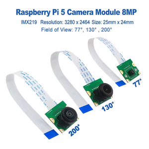 Modulo fotocamera 8MP JDT-3762 IMX219 per Raspberry Pi 5, grandangolo 77 °/130 °/200 °, per uso Drone e veicolo - Product Image 3