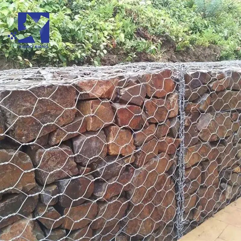 공장 가격 짠 육각형 아연 도금 석재 케이지/Gabion 상자/바위 채워진 Gabion 바구니